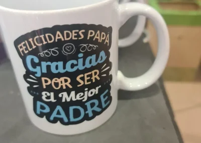 Taza personalizada por el día del padre, impresiones personalizadas en Sanlúcar de Barrameda